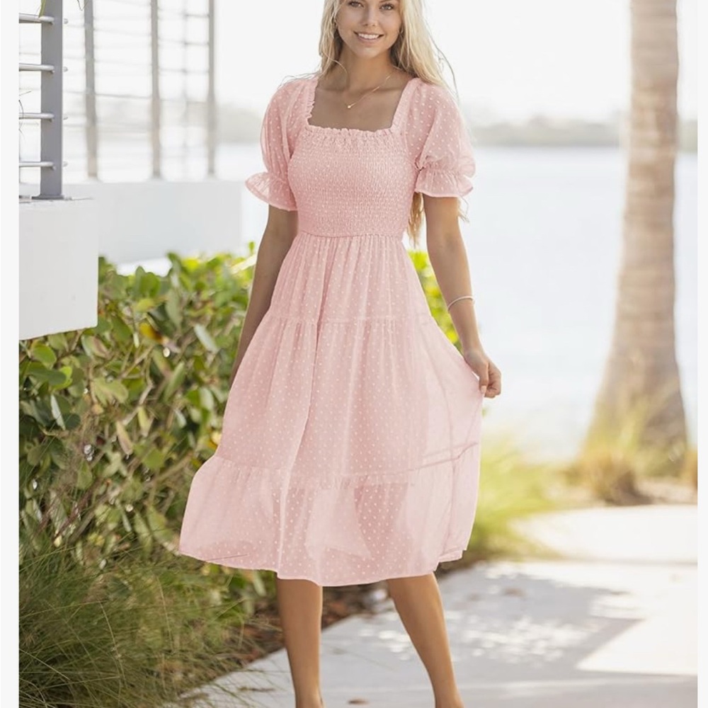 Women’s large pink dress